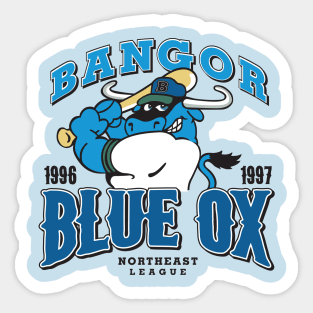 Bangor Blue Ox Sticker